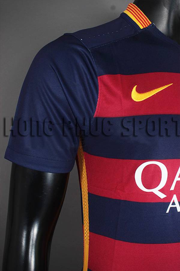 Vai áo Barca 2015-2016 sân nhà Super fake Thái Lan 2 Vai áo Barca 2015-2016 sân nhà Super fake Thái Lan